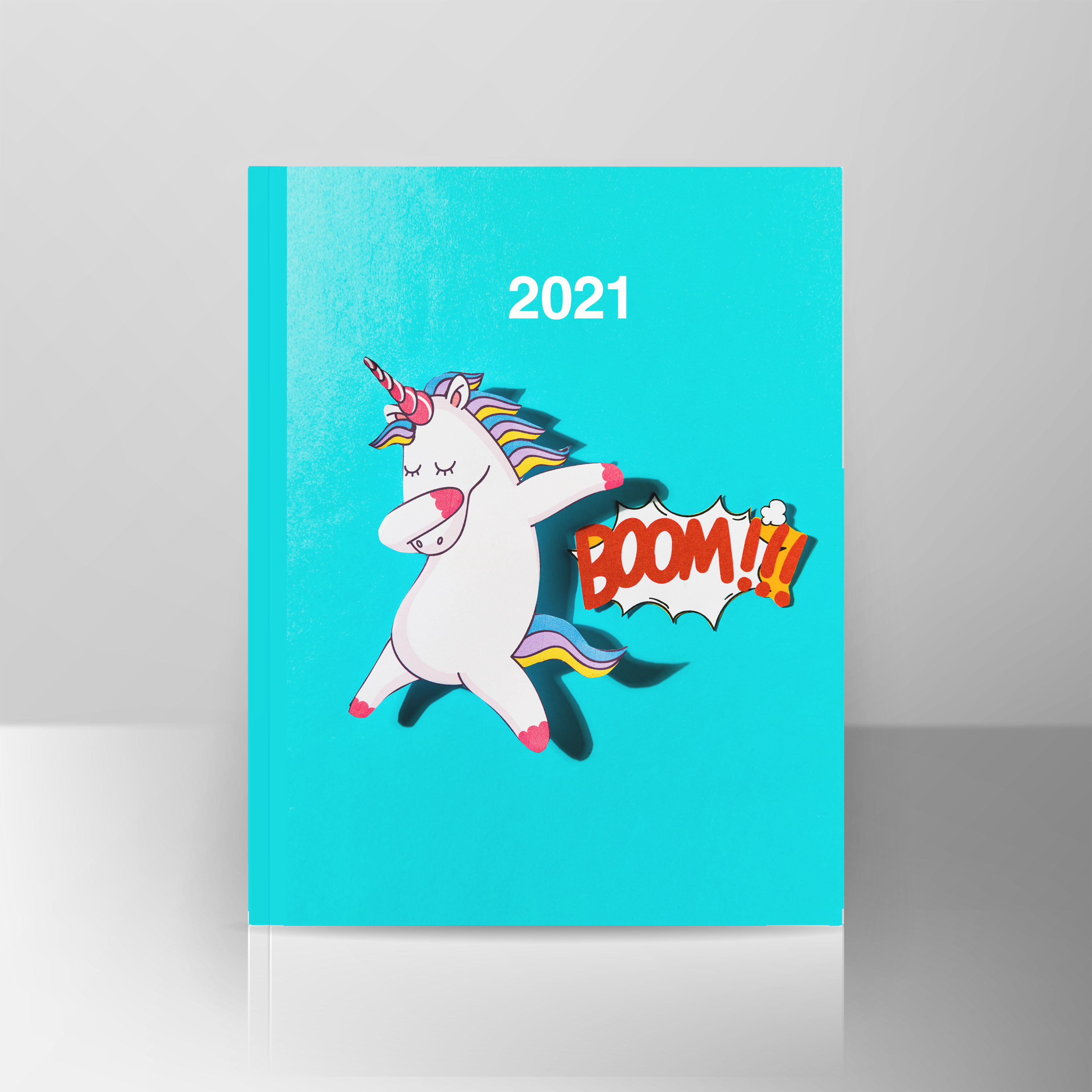 Book Cover Template Vector. Realistic Illustration Isolated On Gray Background. Empty White Clean White Mock Up Template For Design