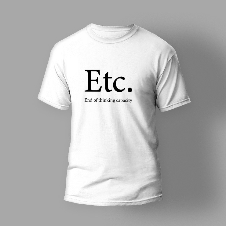 ανδρικη μπλουζα t-shirt "etc."