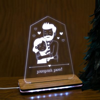 fotistiko led plexiglass 44babas